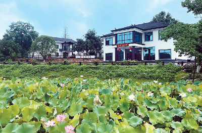　立波書屋和周立波故居皆坐落于清溪村荷塘邊，引來了慕名前來的參觀者來此休憩、讀書。今年以來，立波書屋的經(jīng)營者卜雪斌夫婦延長了營業(yè)時間，每天推遲到晚上9點半才打烊。