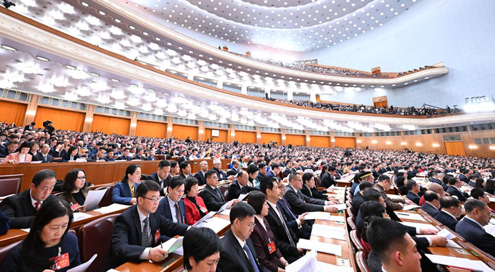 3月4日，中國人民政治協(xié)商會議第十四屆全國委員會第二次會議在北京人民大會堂開幕。